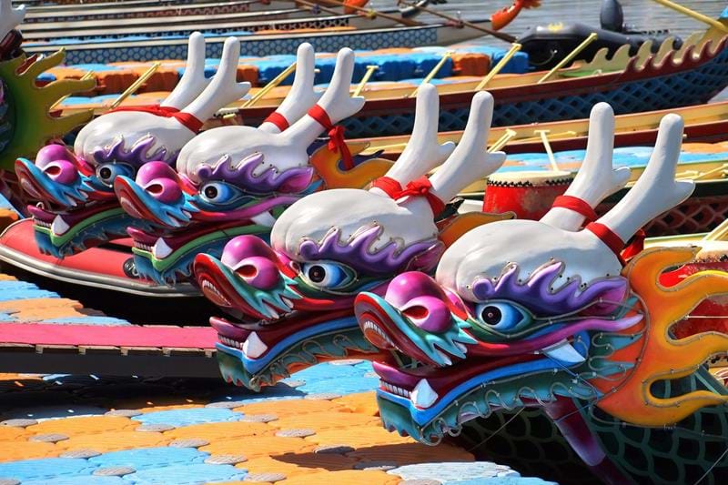 Dragon Boat Fesitival boats