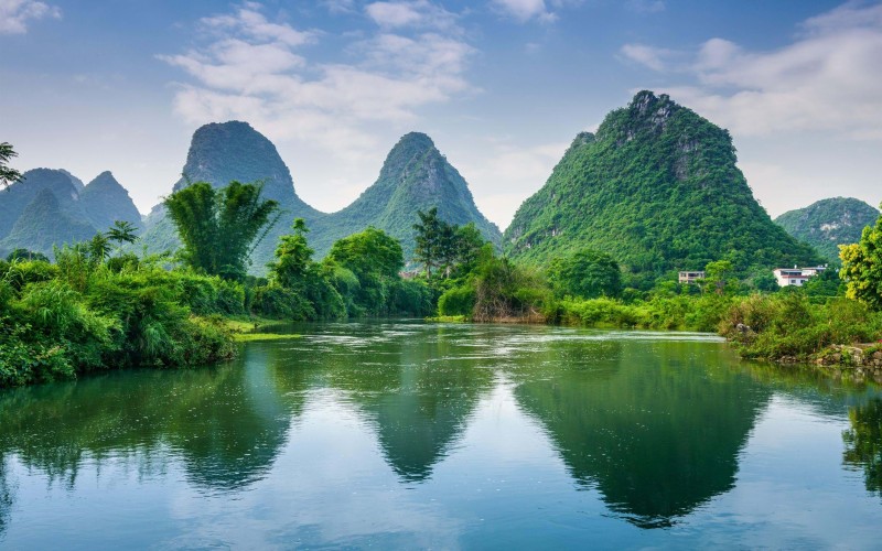 Guilin landscapes in China