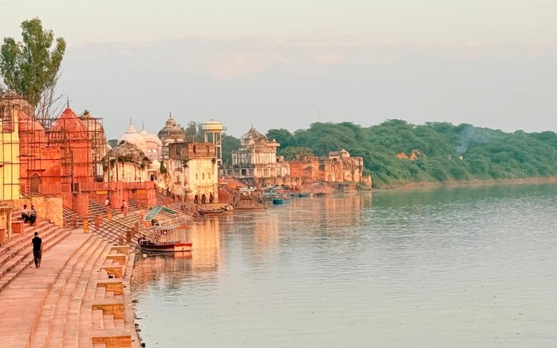 Bateshwar whitewashed temples landscape