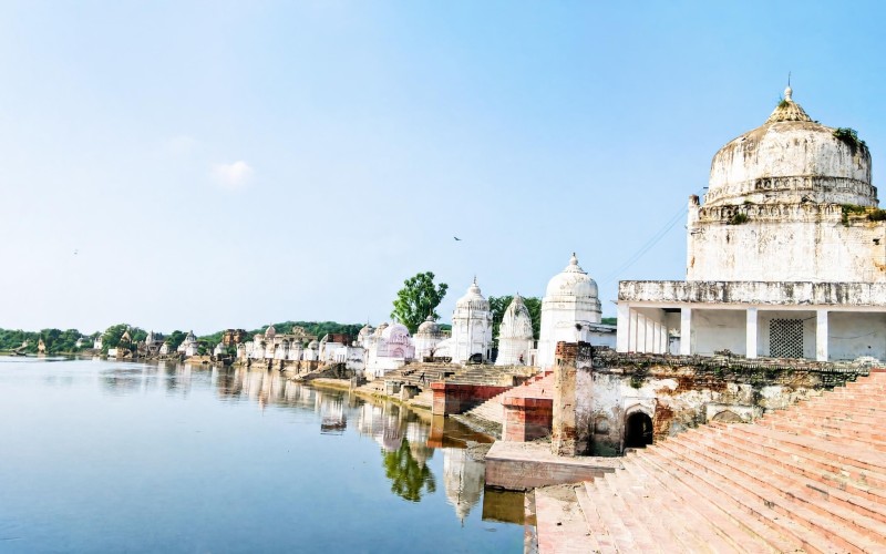 Bateshwar temples next to the river