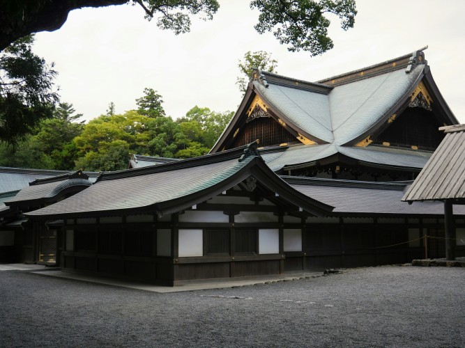 Traditional Japanese architecture in Ise, Mie Prefecture