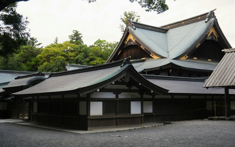 Traditional Japanese architecture in Ise, Mie Prefecture