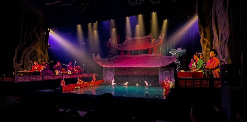 Water Puppet Show in Hanoi
