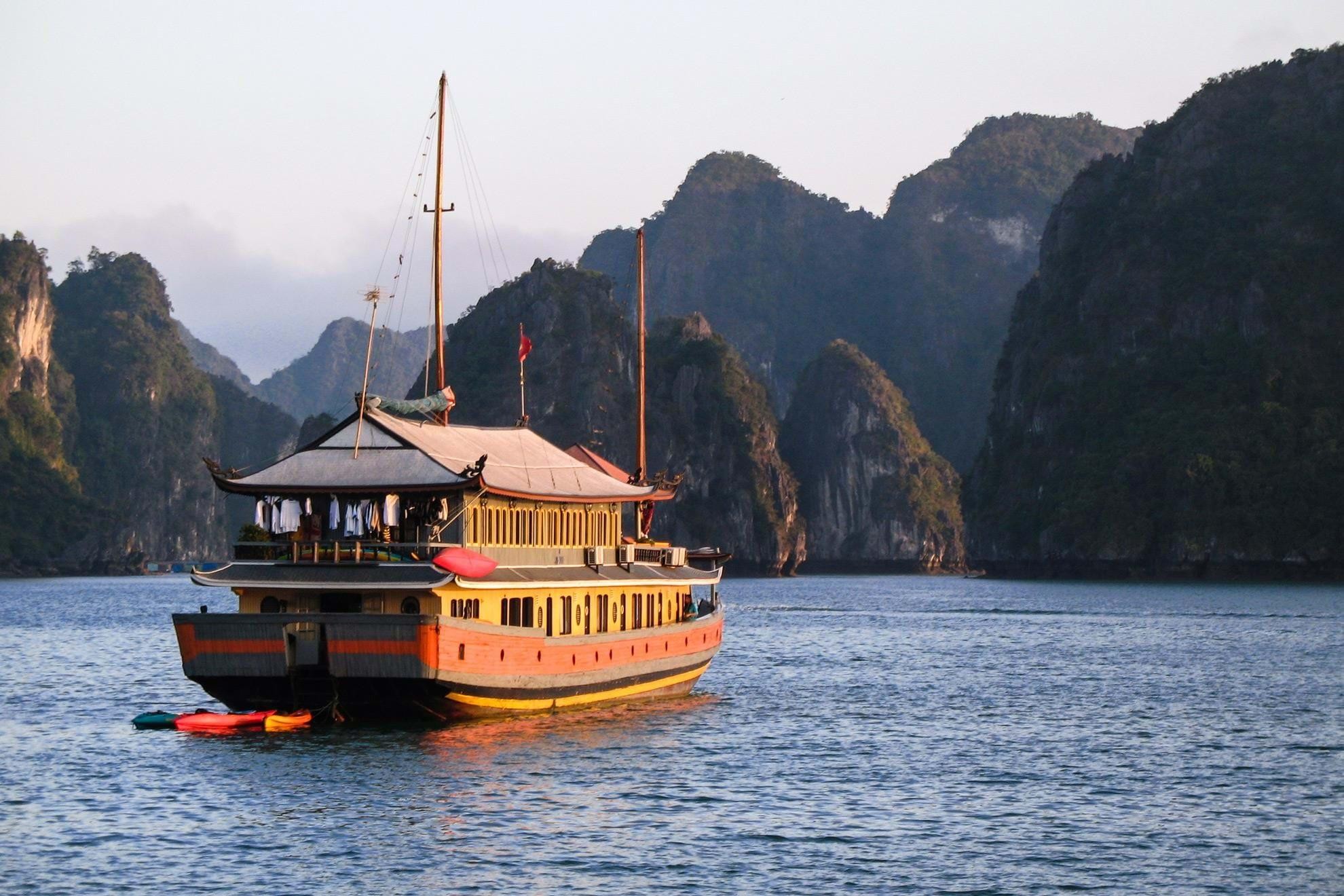 The Junks of Halong Bay