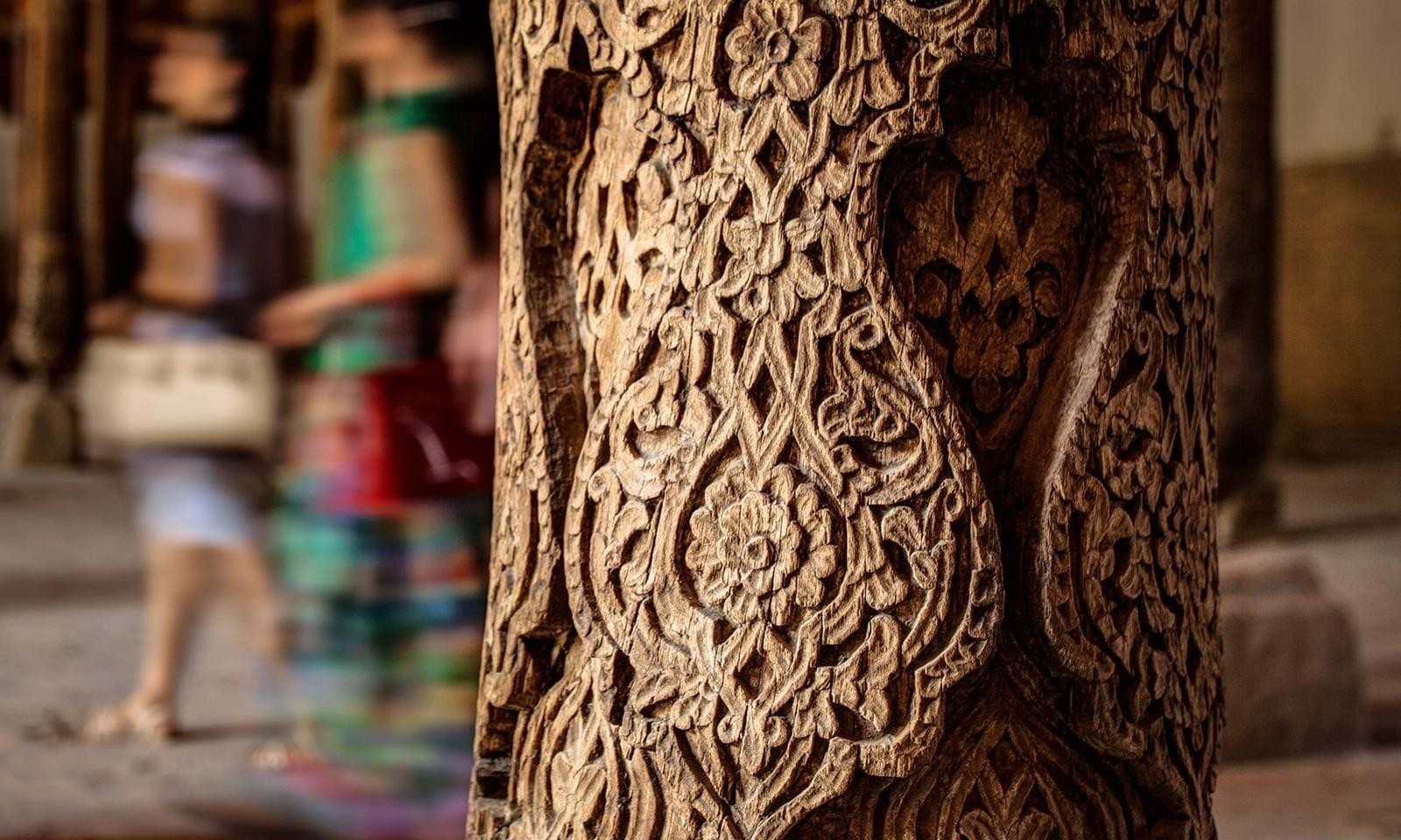 Wood Carving in Khiva