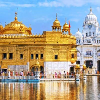 Golden Temple and the Himalayas