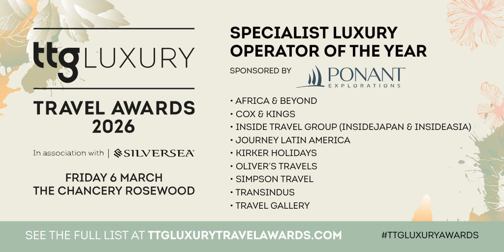 TTG Awards 2026 shortlist