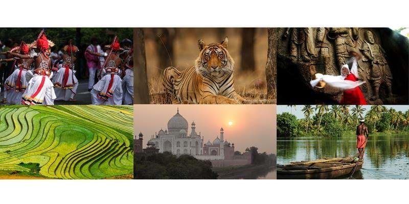Collage of TransIndus holiday images